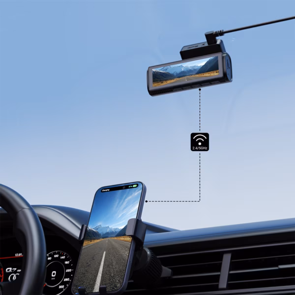 AceFast X2 4K dual-channel dash cam,black