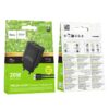 Hoco CS92A Leader single port QC3.0 charger set(Type-C)(EU) black
