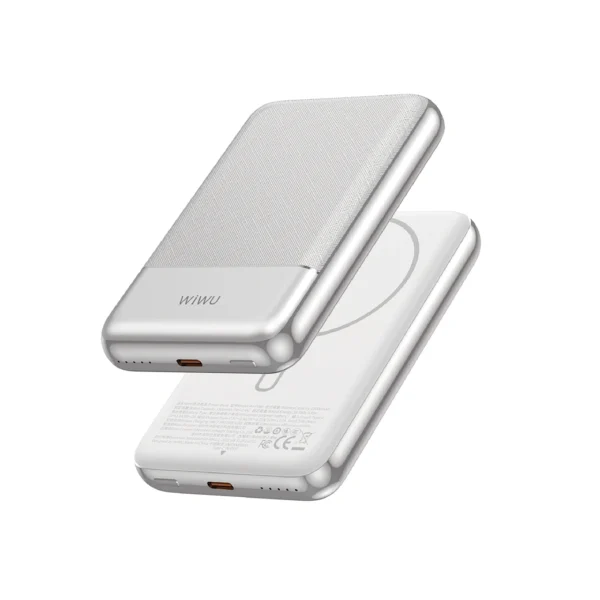 Wiwu Silver Seraph Alloy Unibody Power Bank Wi-P089 Silver