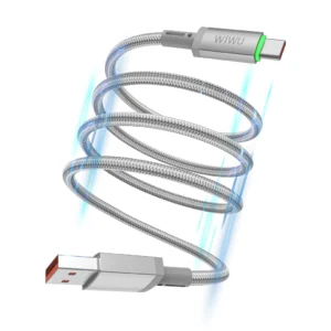 Wiwu 60W Maglink Magnetic Cable Wi-C082 A-C 1M Grey