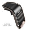 Hoco CA74 Universe air outlet magnetic car holder black＆metal gray