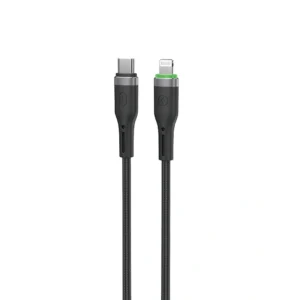 jWwBPYFKbP Wiwu 27W OringLink Series Nylon Braided Cable Wi-C070 C-L 1M Black