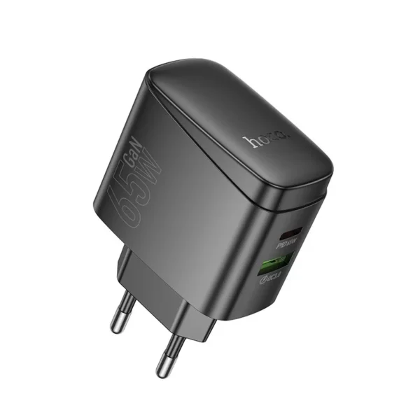 Hoco CS63A Bright PD65W(1A1C) charger(EU) black