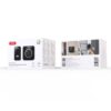 XO SF11 EU Standard Multicolour Flashing Wireless Doorbell One-to-One System (Transmitter + Chime) Black