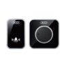 XO SF11 EU Standard Multicolour Flashing Wireless Doorbell One-to-One System (Transmitter + Chime) Black