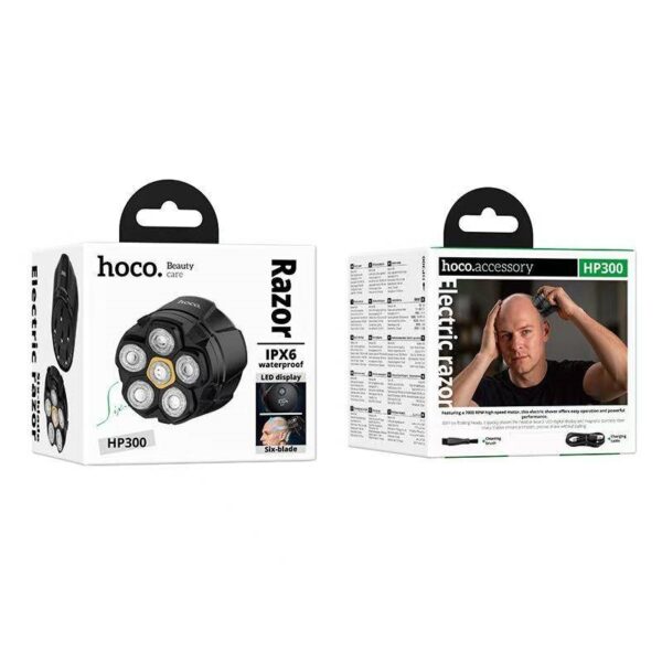 Hoco HP300 Six-blade razor black