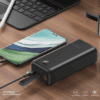 460338432 XO PR240 USB-C 20W/USB-A 22.5W Digital Fast Charger 30000mAh (with LED light) Black