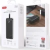 460338438 XO PR240 USB-C 20W/USB-A 22.5W Digital Fast Charger 30000mAh (with LED light) Black