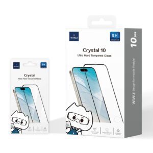 Wiwu Crystal tempered glass for iP 15pro GT-008 (10PCS/Pack) Transparent